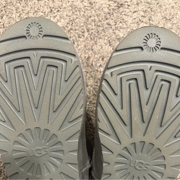 Gray Suede Slip-On Slippers - Picture 3 of 5